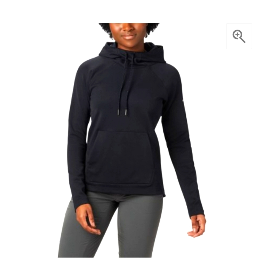 Columbia Black Hooded Pullover Sweatshirt